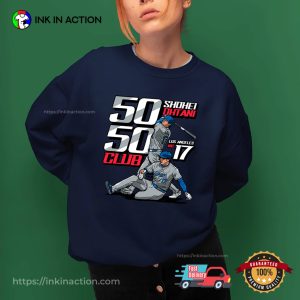 LA No. 17 Shohei Ohtani 50 50 Club T-shirt