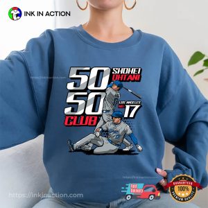 LA No. 17 Shohei Ohtani 50 50 Club T-shirt