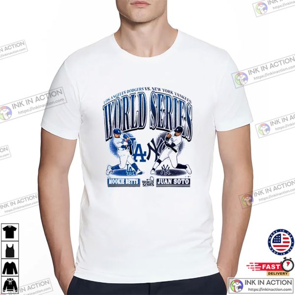 LAD Mookie Betts X NYY Juan Soto World Series 2024 Battle T-shirt