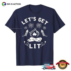 Let's Get Lit Funny Bonfire Night Tshirt 4