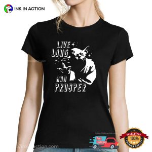 Live Long And Prosper Funny Yoda Star Wars Tee