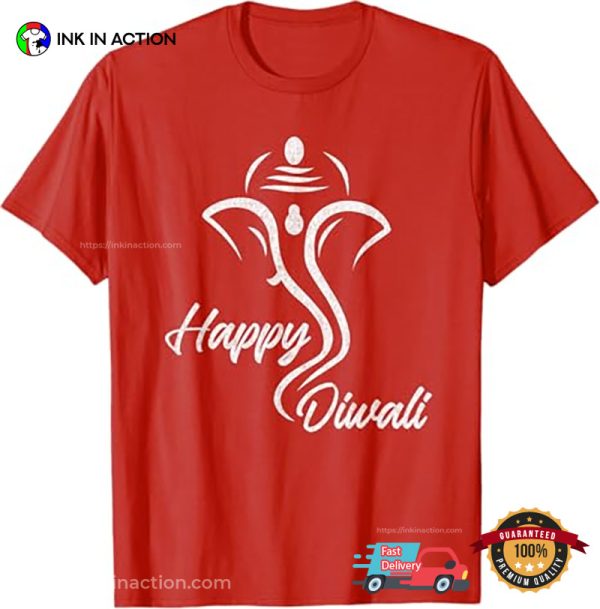 Lord Ganesha For Deepawali Happy Diwali T-Shirt