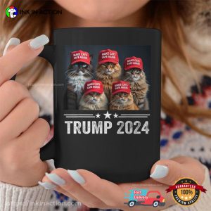 Make Cats Safe Again Donald Trump 2024 Coffee Cup 2