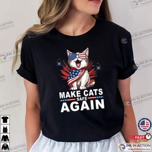 Make Cats Safe Again Trump Debate 2024 T-shirt