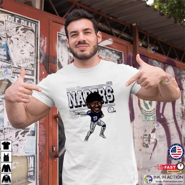 Malik Nabers New York Giants Funny Meme T-shirt