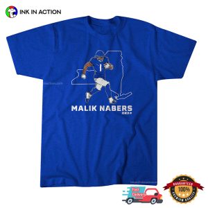 Malik Nabers New York Giants NFLPA T shirt 1