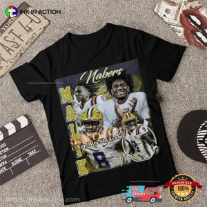 Malik Nabers Vintage 90s Graphic Style T shirt 2