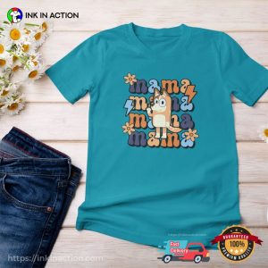 Mama Bluey Family Cute Mom Gift Comfort Colors Shirt 2