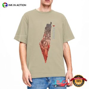 Map Of Palestine T shirt 1