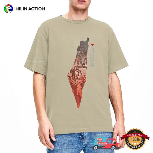 Map Of Palestine T-shirt