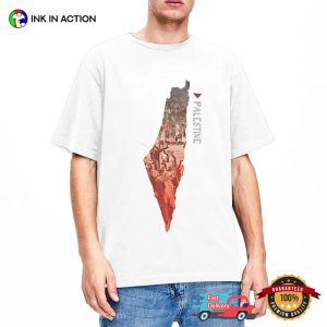 Map Of Palestine T-shirt