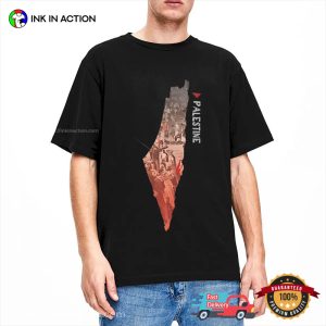 Map Of Palestine T shirt 3