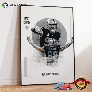 Maxx Crosby 98 Las Vegas Raiders Poster 2