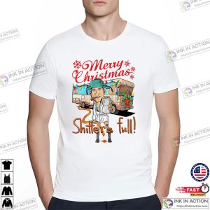 Merry Christmas Shitters Full Weird Meme Xmas Eddie Tee 2