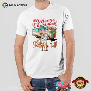 Merry Christmas Shitters Full Weird Meme Xmas Eddie Tee 3