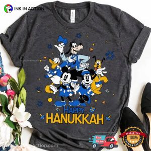 Mickey And Friends Happy Hanukkah Disney Trip Comfort Colors T-shirt