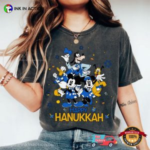 Mickey And Friends Happy Hanukkah Disney Trip Comfort Colors T-shirt