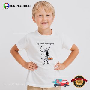 My First Thanksgiving Snoopy 2024 Kid T shirt 2