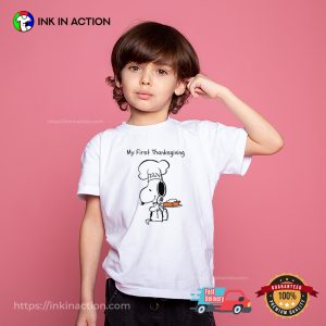 My First Thanksgiving Snoopy 2024 Kid T shirt 3