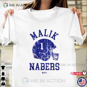 NFL New York Helmet Malik Nabers Vintage T shirt 1