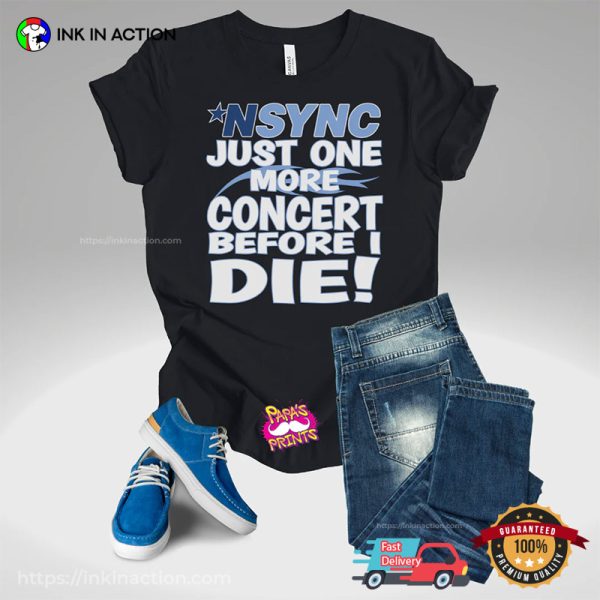 NSYNC One More Concert Funny Fan T-shirt