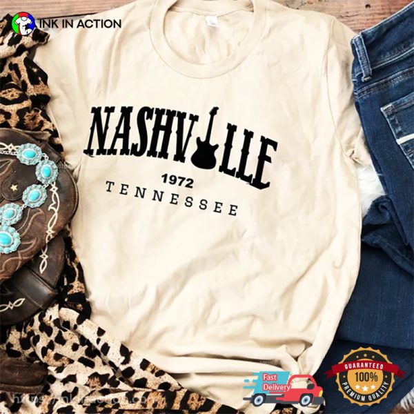 Nashville Hockey 1972 Tennessee Country Music Shirt