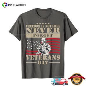 Never Forget Veterans Day Retro Patriots T shirt 3