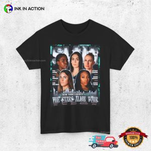 New York Liberty The Stars Align Tour SLAM T shirt, sabrina ionescu merch 3