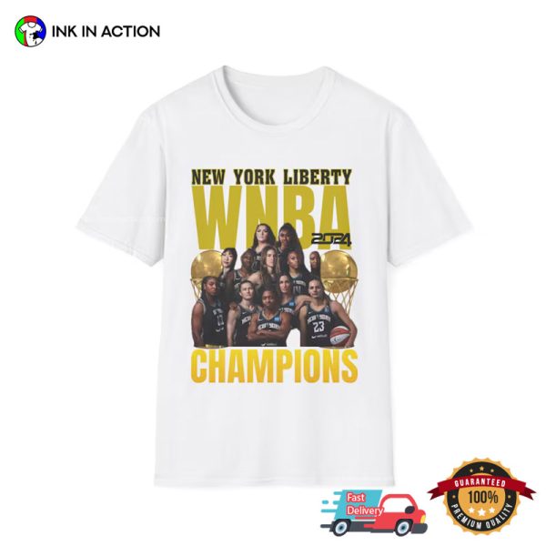 New York Liberty WNBA 2024 Champions T-shirt