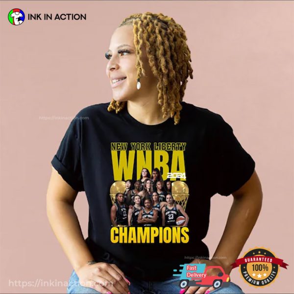 New York Liberty WNBA 2024 Champions T-shirt