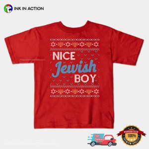 Nice Jewish Boy Ugly hanukkah T shirt 2