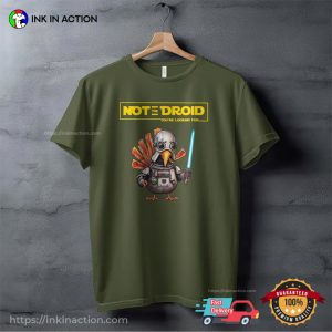 Not The Droid Funny Turkey Droid Thanksgiving Dinner Comfort Colors T shirt 4