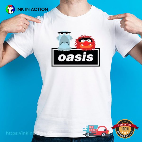 Oasis Parody Gallagher Brothers Funny T-shirt