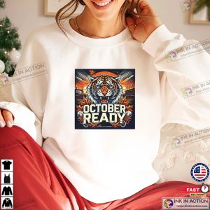 October Ready Detroit Tigers 2024 Baseball T-shirt