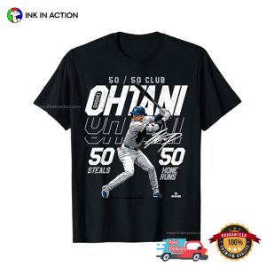 Ohtani 50 Steals 50 Home Runs Shohei Ohtani MLBPA T-Shirt