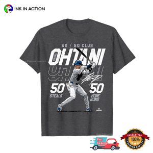 Ohtani 50 Steals 50 Home Runs Shohei Ohtani MLBPA T Shirt 2