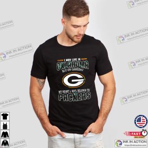 On Gameday My Heart & Soul Belongs To Packers T-shirt, Green Bay Packers Merch