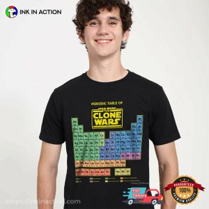 Periodic Table Of Elements STAR WARS CLONE WARS Tee