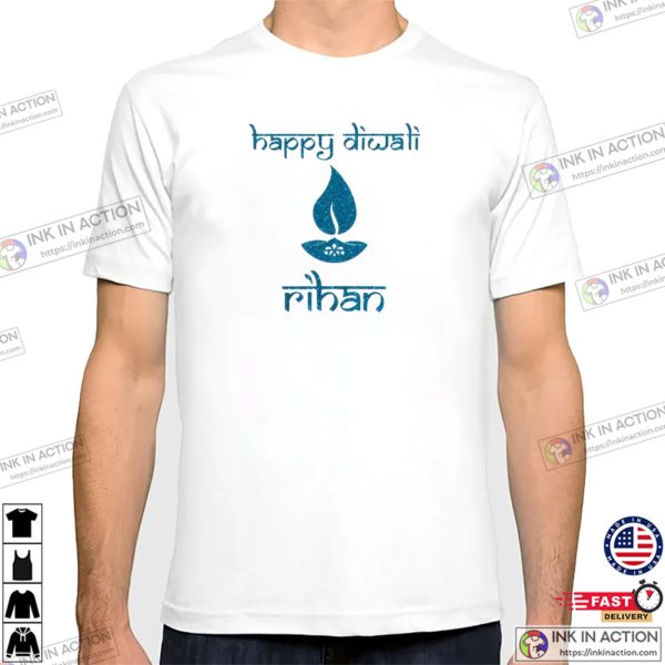 Personalised Happy Diwali Indian T-shirt