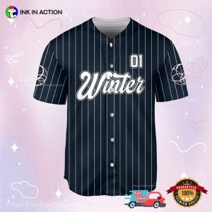 Personalized Aespa Armageddon Album Black Baseball Jersey 2