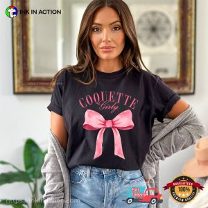 Pink Coquette Girly Comfort Colors T shirt 2