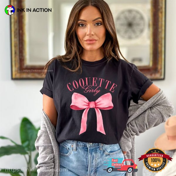 Pink Coquette Girly Comfort Colors T-shirt