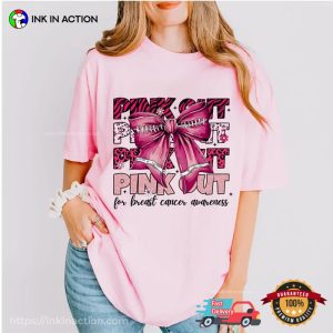 Pink Out For Breast Cancer Awareness Comfort Colors Tee 1