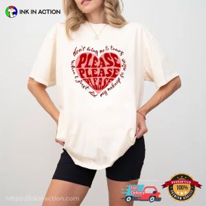 Please Please Please Lyrics Comfort Colors Tee, Sabrina Carpenter Album Merch 4