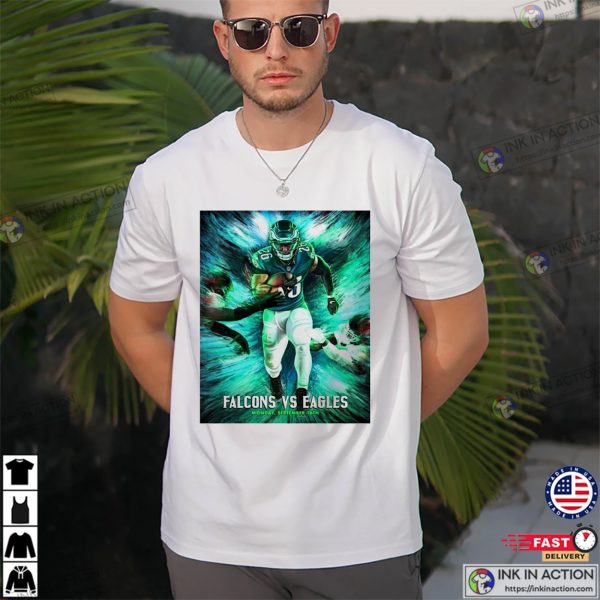 Poster Philadelphia Eagles Vs Atlanta Falcons Week 2 Monday T-shirt