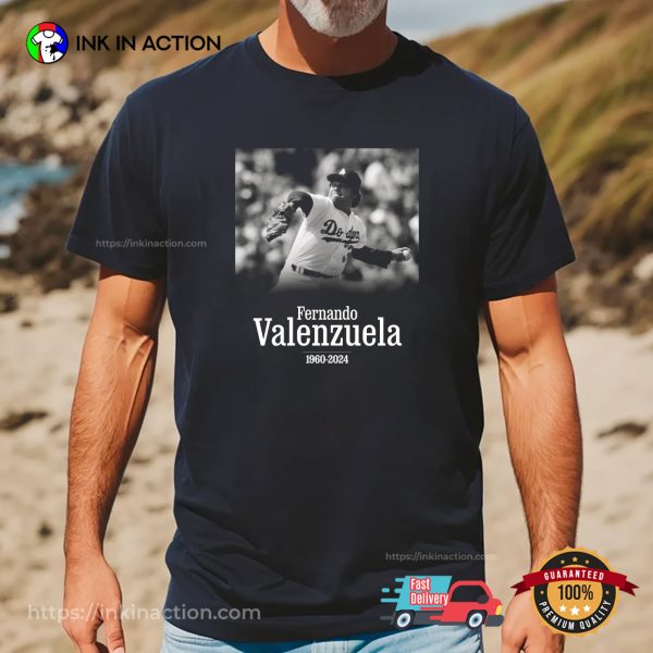 RIP Fernando Valenzuela 1960-2024 T-shirt