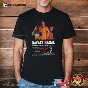 Rafael Nadal Achievements Celebration T shirt 2