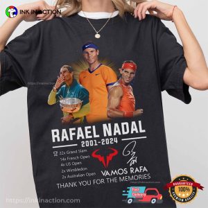 Rafael Nadal Achievements Celebration T shirt 3