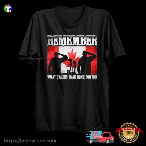 Remember What Others Have Done For You Canada Flag Shirt 2