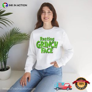 Resting Grinch Face Funny Grinch Christmas Shirts